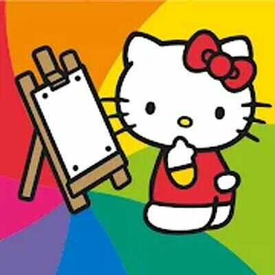 Скачать Hello Kitty: Раскраска для Детей (Взлом Много монет) версия 1.3.2 на Андроид