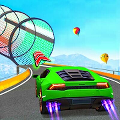Скачать Car Stunts Mega Ramp Racing (Взлом Много монет) версия 6.8 на Андроид