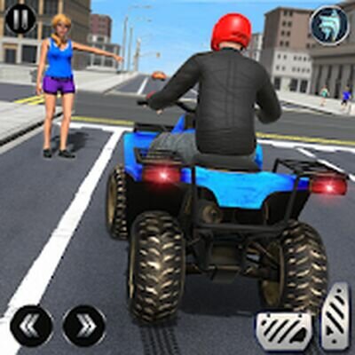 Скачать ATV Quad City Bike Simulator 2020: игры в такси (Взлом Разблокировано все) версия 30.3 на Андроид