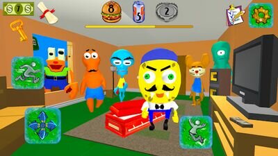 Скачать Sponge Neighbor Escape 3D (Взлом Разблокировано все) версия 1.4 на Андроид