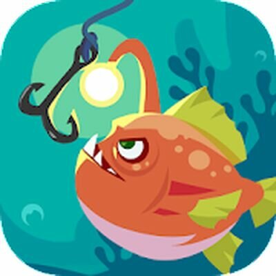 Скачать Happy Fishing - Catch Fish and Treasures (Взлом Много монет) версия 1.0 на Андроид
