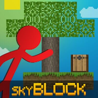 Скачать Stickman vs Multicraft: Skyblock Craft (Взлом Разблокировано все) версия 1.2.4 на Андроид