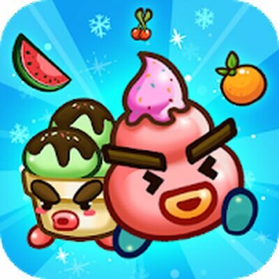 Скачать Fruit & Ice Cream - Ice cream war Maze Game (Взлом Много денег) версия 6.5 на Андроид