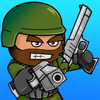Скачать Mini Militia - Doodle Army 2 (Взлом Много денег) версия 5.3.7 на Андроид
