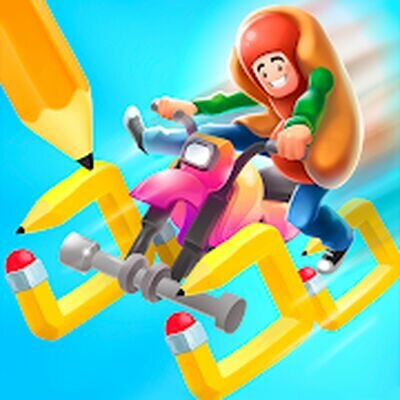 Скачать Scribble Rider! (Взлом Много монет) версия 1.900 на Андроид