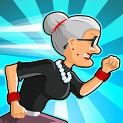 Скачать Angry Gran Run - Running Game (Взлом Разблокировано все) версия 2.19.1 на Андроид