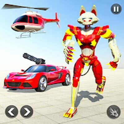 Скачать Cat Robot Transform War Games (Взлом Разблокировано все) версия 1.4 на Андроид
