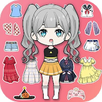 Скачать Vlinder Doll: Dress up games (Взлом Много денег) версия 2.9.5 на Андроид