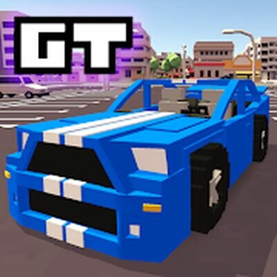 Скачать Blocky Car Racer (Взлом Много монет) версия 1.36 на Андроид