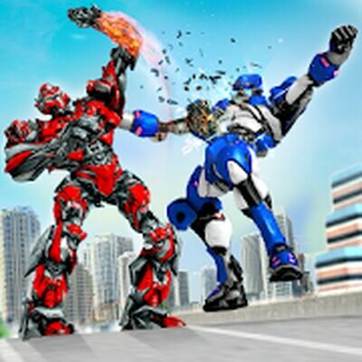 Скачать Grand Robot Ring Battle: Robot Fighting Games (Взлом Много денег) версия 5.0.2 на Андроид