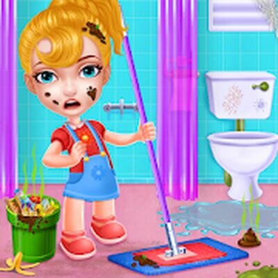Скачать Держите ваш дом чистой - девочек дома очистки игра (Взлом Разблокировано все) версия 1.2.61 на Андроид