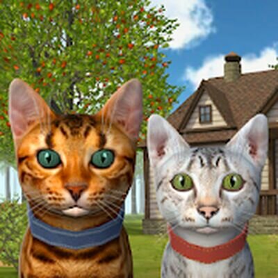 Скачать Симулятор Кота и Кошки : животное питомец котёнок (Взлом Много монет) версия 1.10 на Андроид