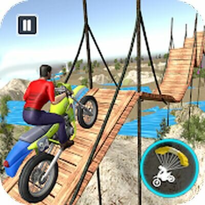 Скачать байк-трюк - игра на мотоциклах (Взлом Разблокировано все) версия 3.110 на Андроид