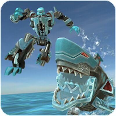 Скачать Robot Shark (Взлом Много монет) версия 3.1 на Андроид