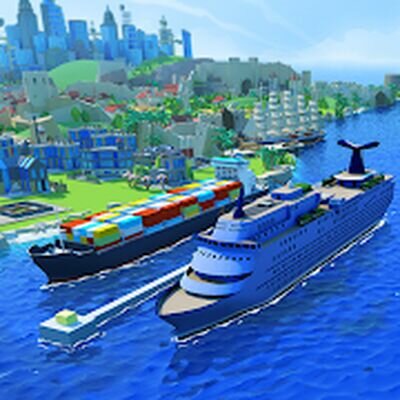 Скачать Sea Port: Manage Ship Tycoon (Взлом Разблокировано все) версия 1.0.192 на Андроид