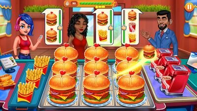 Скачать Готовим Max - ресторан игры Mad шеф-повара (Взлом Много монет) версия 2.5.5 на Андроид
