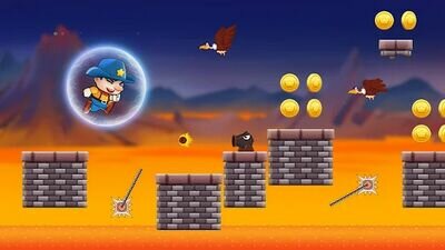 Скачать Super Bino Go 2: Free New Jump Adventure Game (Взлом Разблокировано все) версия 1.7.7 на Андроид