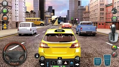 Скачать псих такси машина вождение 3d (Взлом Много монет) версия 27 на Андроид