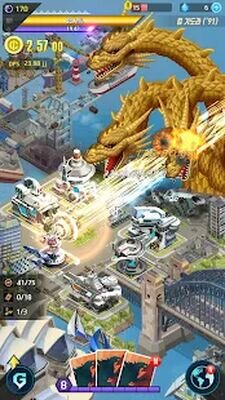 Скачать Godzilla Defense Force (Взлом Разблокировано все) версия 2.3.4 на Андроид