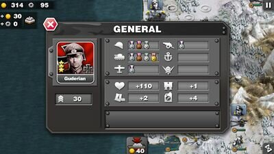 Скачать Glory of Generals -World War 2 (Взлом Много денег) версия 1.2.14 на Андроид