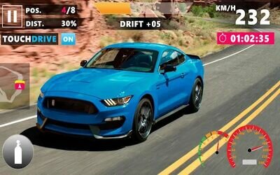 Скачать Mustang GT 350R Extreme для бездорожья: спортивный (Без Рекламы) версия 1.4 на Андроид
