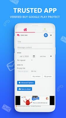 Скачать Auto Message - автоотправка и автоответ на смс (Без кеша) версия 1.829 на Андроид