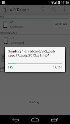 Скачать WiFi Direct + (Встроенный кеш) версия 7.0.40 на Андроид