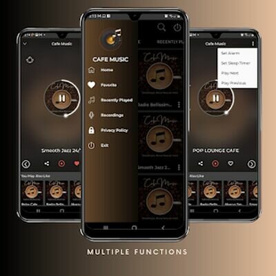 Скачать Cafe Music (Неограниченные функции) версия 2.3 на Андроид