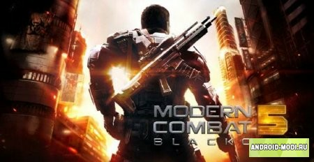 Скачать Modern Combat 5: Затмение v2.7.1a Мод много денег